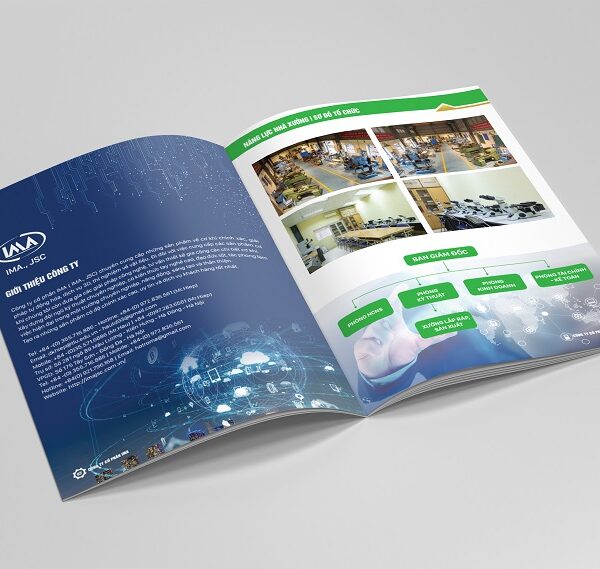 Catalogue Thiết Bị Điện Tử - Giấy Couche Bóng màu chuẩn 8 bang gia in catalogue dien tu dien lanh 2025