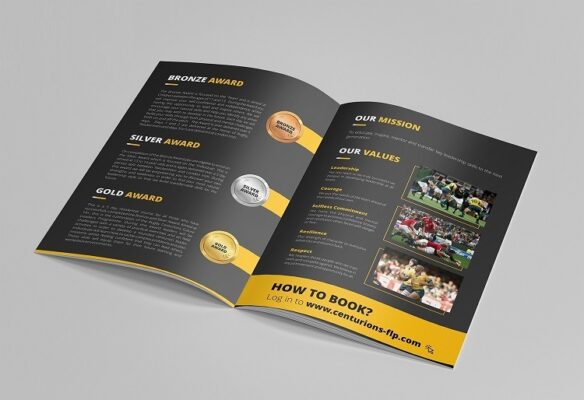 Kích thước catalogue tiêu chuẩn A4, A5, vuông, đứng, ngang