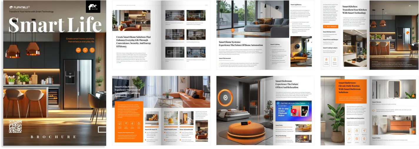 Mẫu catalogue nội thất hiện đại cho showroom