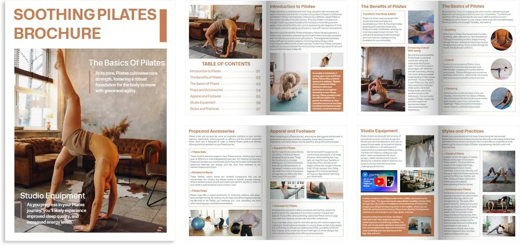 Mẫu catalogue mỹ phẩm tone trắng hồng sang trọng