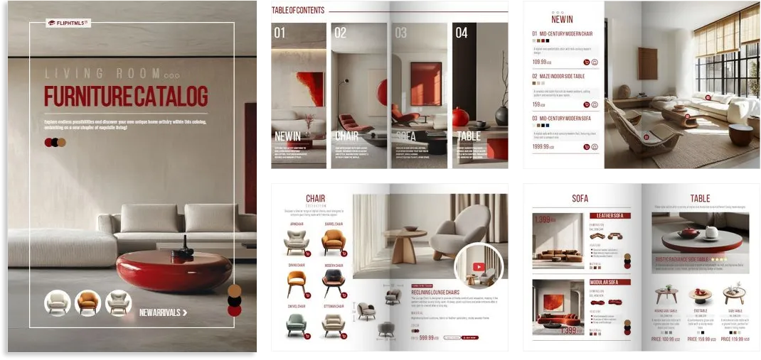 Catalogue mỹ phẩm cao cấp tone vàng hồng