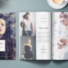 Brochure A5 Nhỏ Gọn - Dạng sổ bỏ túi giấy C150 8 thiet ke catalogue a5
